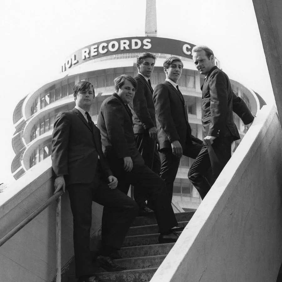 Today in 1962, The Beach Boys signed a seven-year contract with Capitol Records. The band received a $300 signing bonus and a royalty rate of one cent per single and three cents per album. Brian was twenty-years old and brothers Dennis and Carl were 