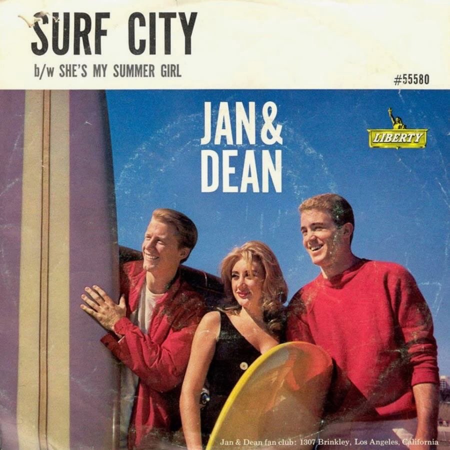 &ldquo;[Surf City] was a song I wrote, or started writing but didn&rsquo;t finish, and Jan and Dean finished it up. It was a huge hit for them, the first surf song to go to number one. It was a little weird that another group had a number one with my