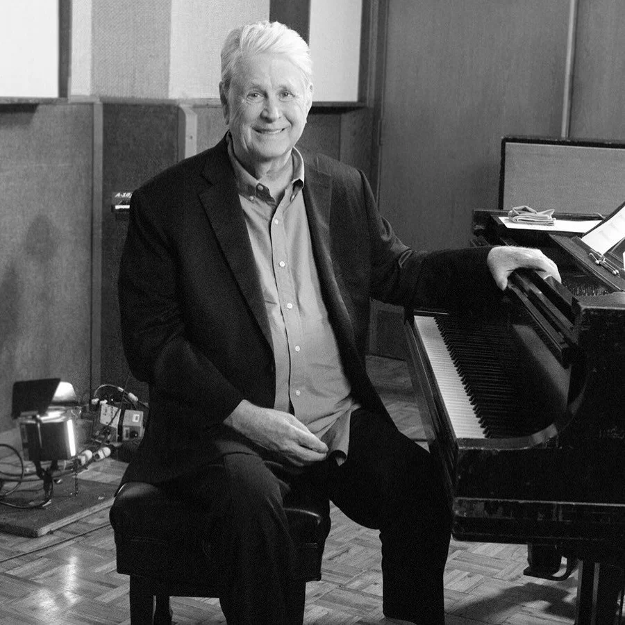 Brian in the studio during filming for the Long Promised Road documentary.