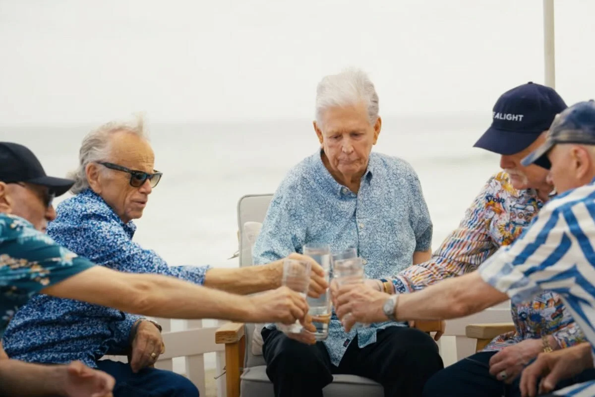 2024: David, Al, Brian, Mike &amp; Bruce share memories and a toast from the Disney documentary, The Beach Boys.