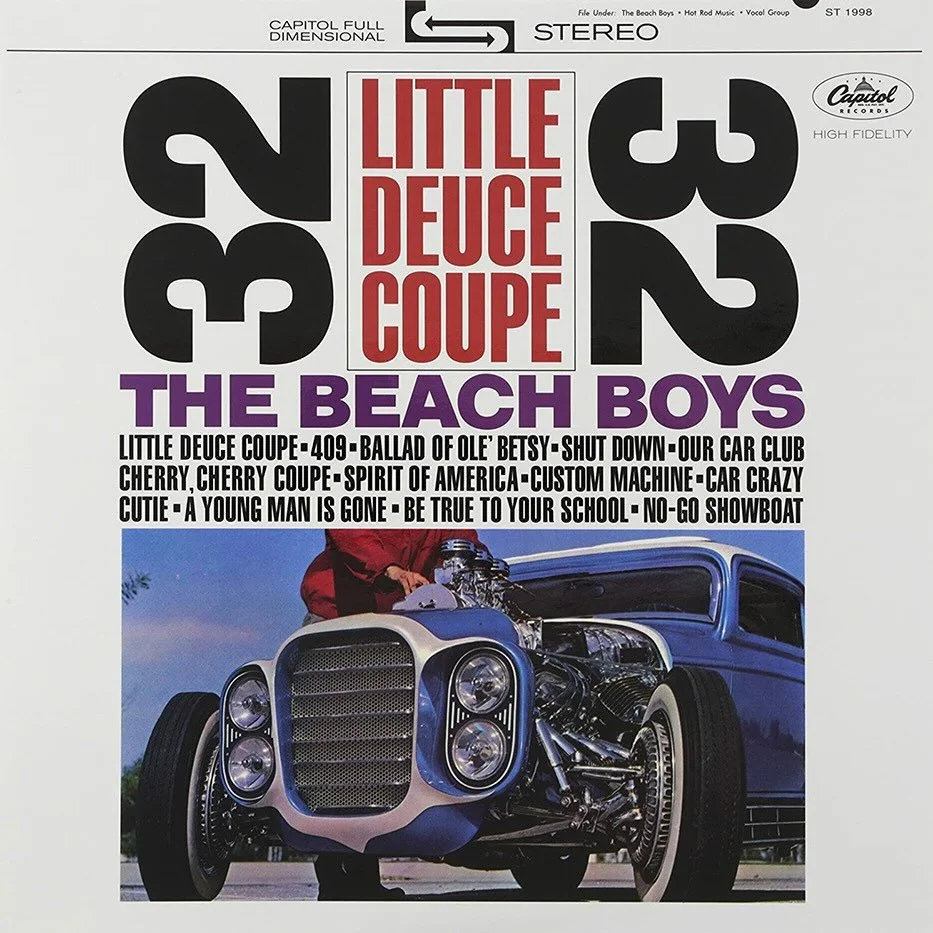 Today in 1963, The Beach Boys released their fourth album, Little Deuce Coupe. One of the earliest examples of a rock concept album, it reached No. 4 on the album charts and was eventually certified platinum. Brian&rsquo;s arrangements were already b