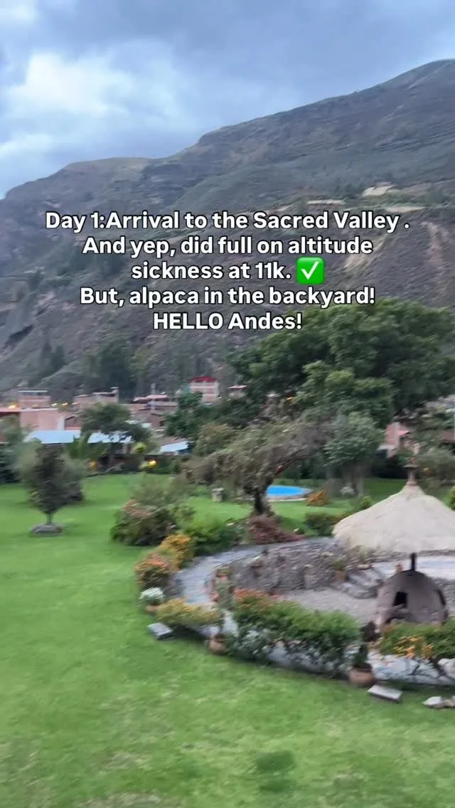 Sacred Valley, Peru π΅πͺ day one of the trip, day three of travel.