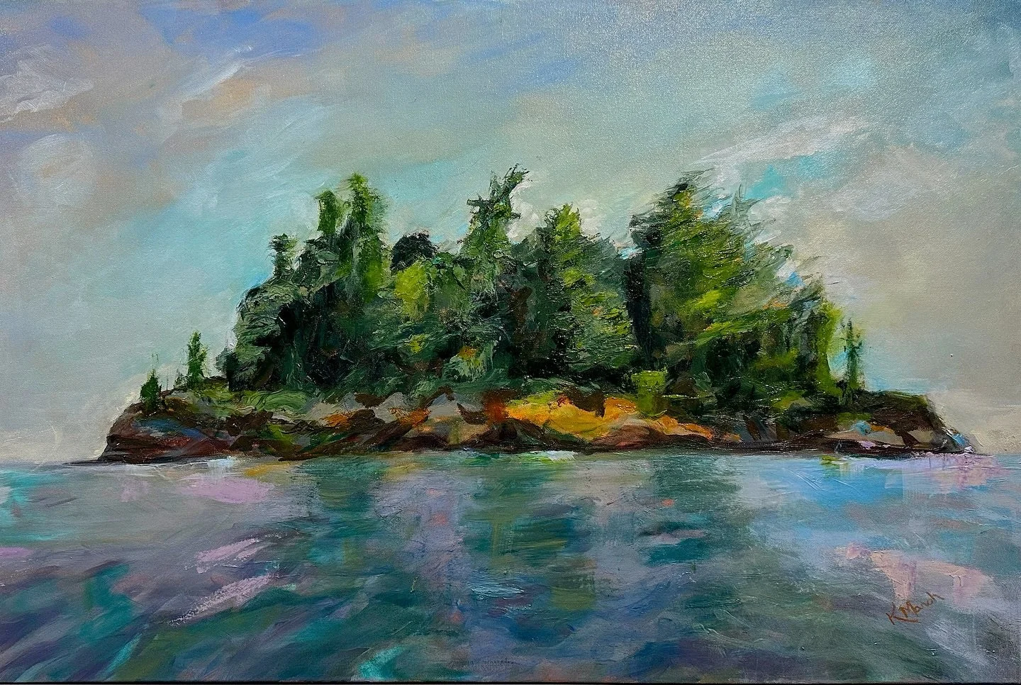 This past summer, guiding sea kayak trips with @llbean gave me something I hadn&rsquo;t expected&mdash;an entirely new way of seeing. Shimmer of light on water, waves splashing on granite, the slow bend of trees shaped by years of salt wind. The isla