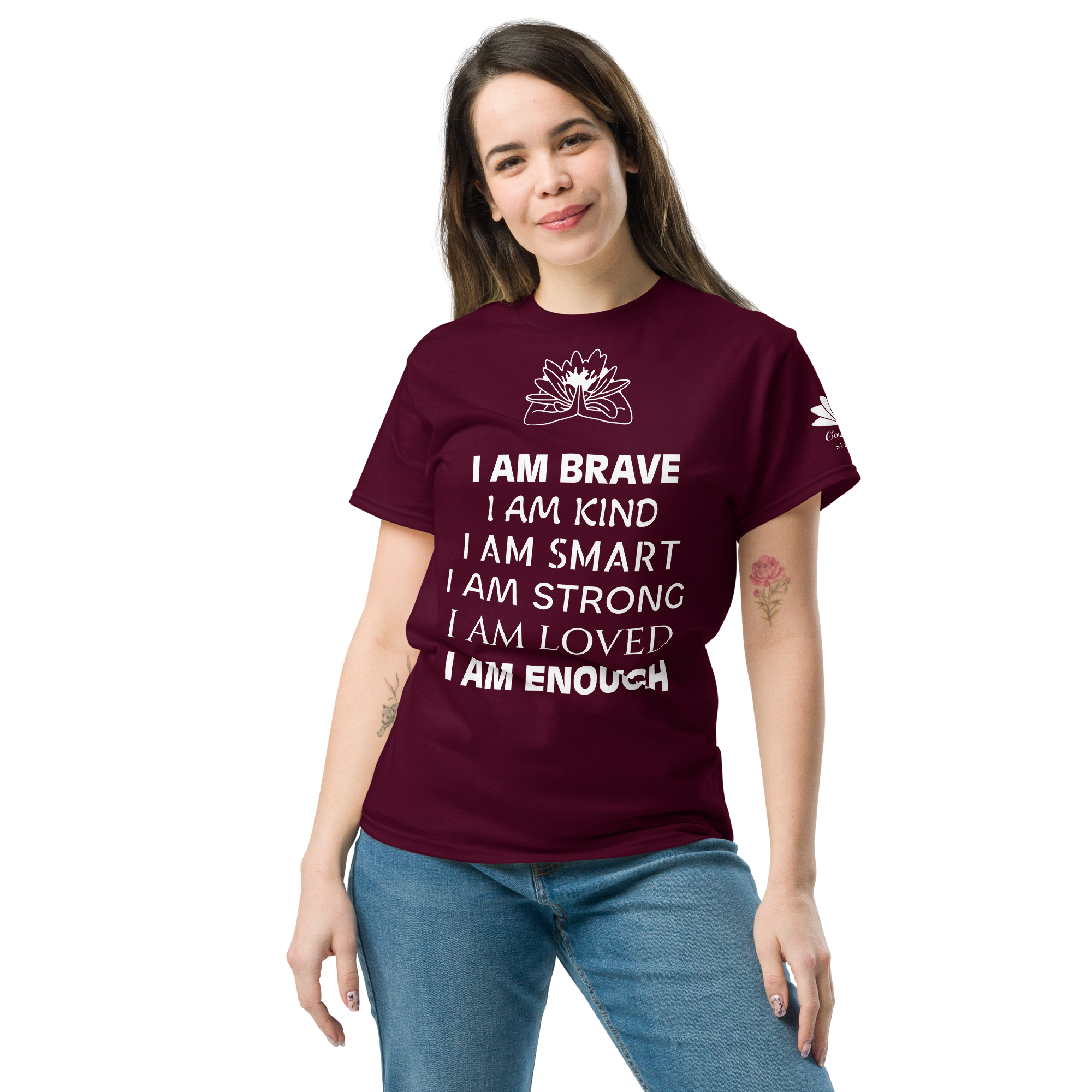 unisex-classic-tee-maroon-front-68b1f55fae24b.png