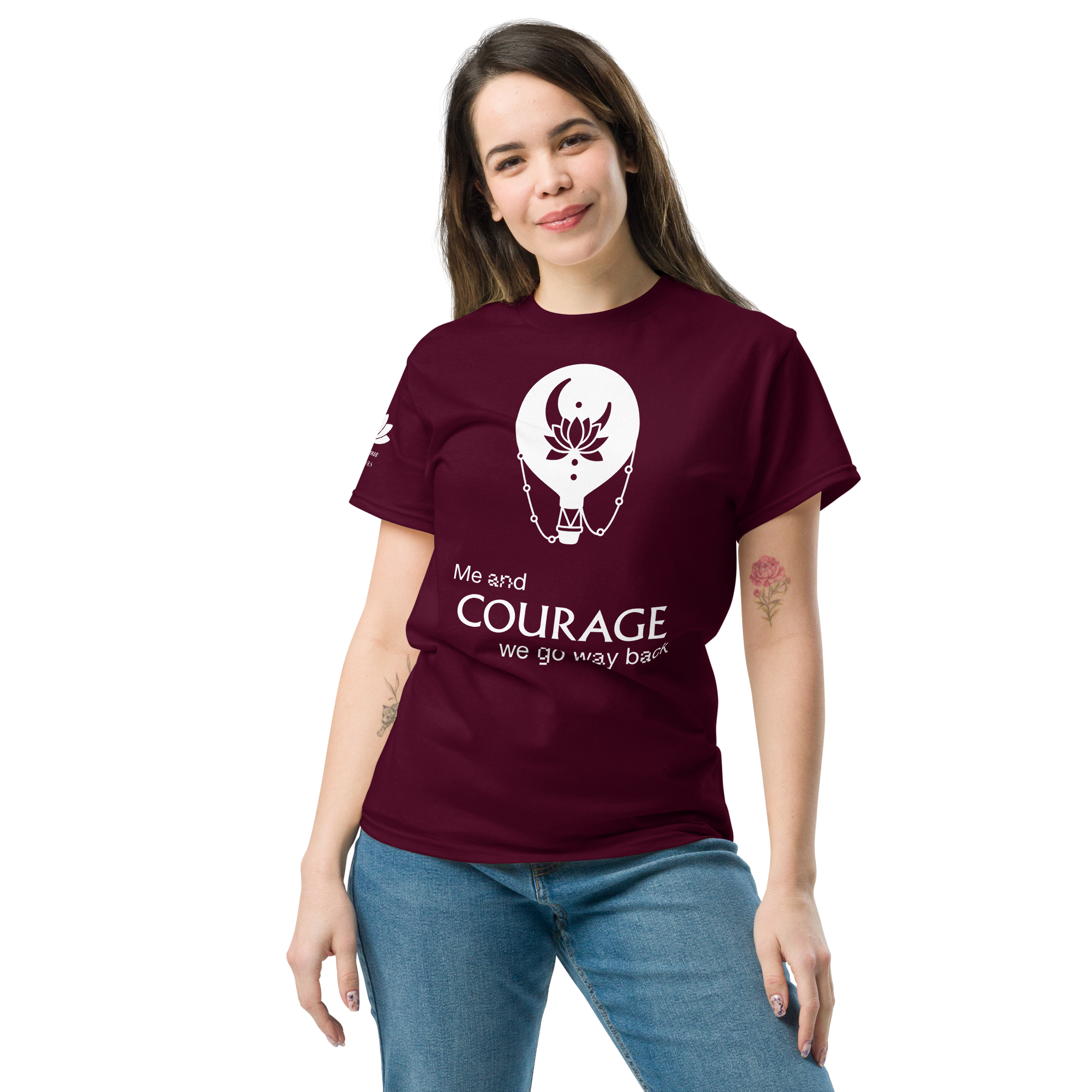 unisex-classic-tee-maroon-front-68b1f8c59cfb6.png