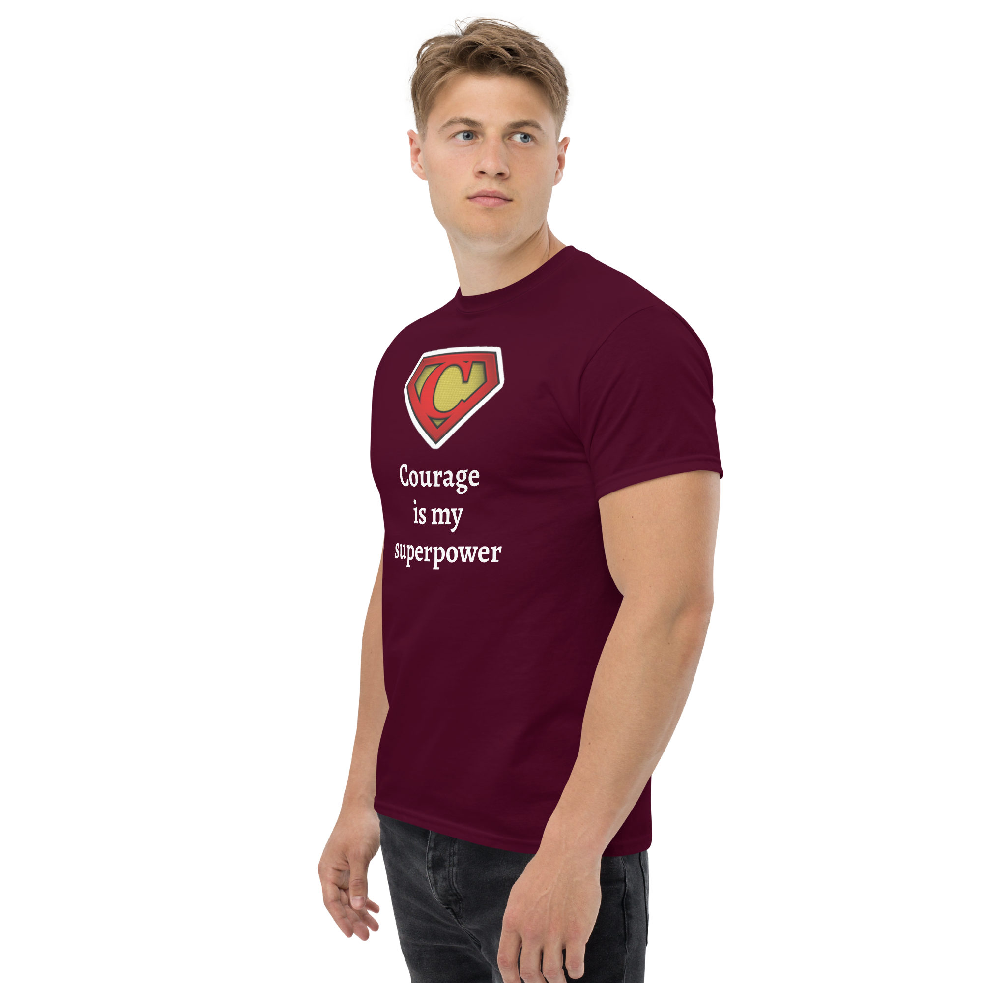 unisex-classic-tee-maroon-left-front-68b7af5b98c5c.png