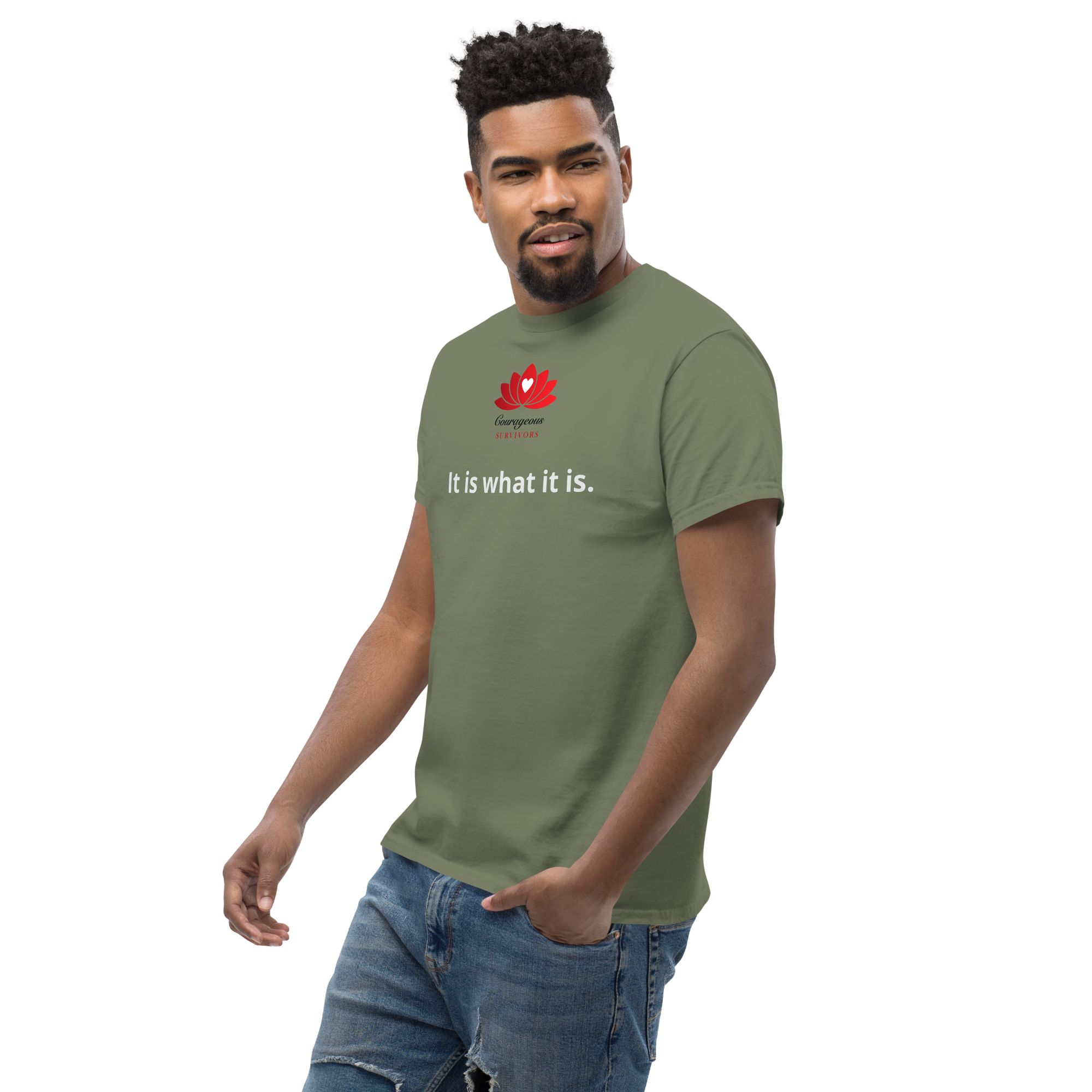 unisex-classic-tee-military-green-left-front-68b903927bef9.png