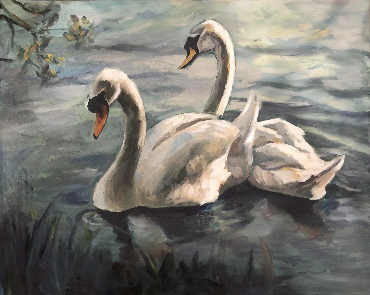 Swans Original Artwork