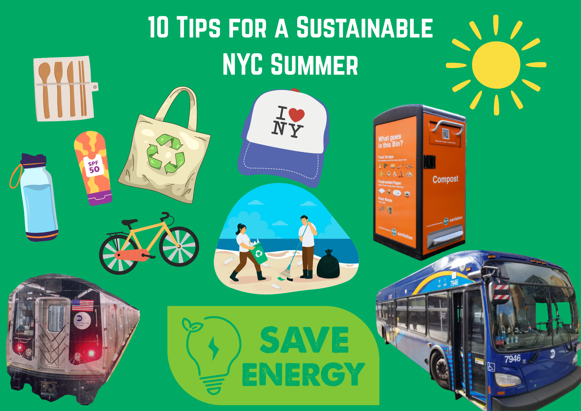 10 Tips for a Sustainable NYC Summer!