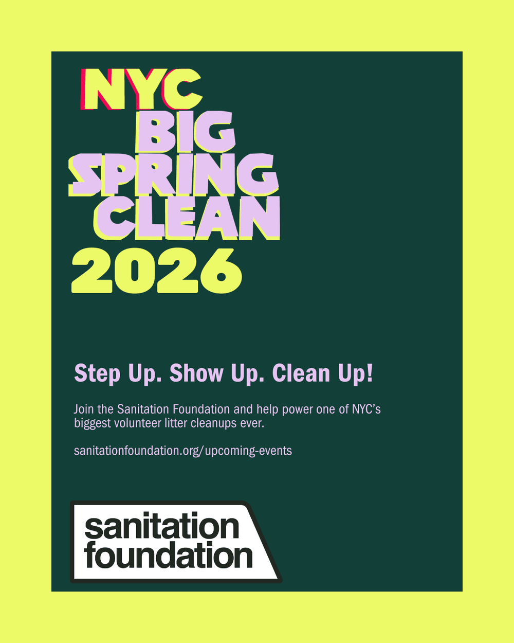 big spring clean toolkit — Sanitation Foundation