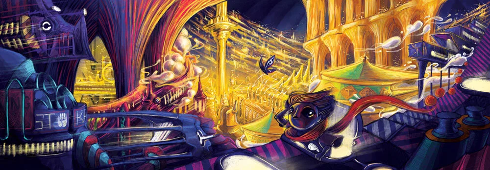 Situated in the middle and the heart of Winding is the Line, where most of Winding’s passengers commute and reside in an endless network of trains.