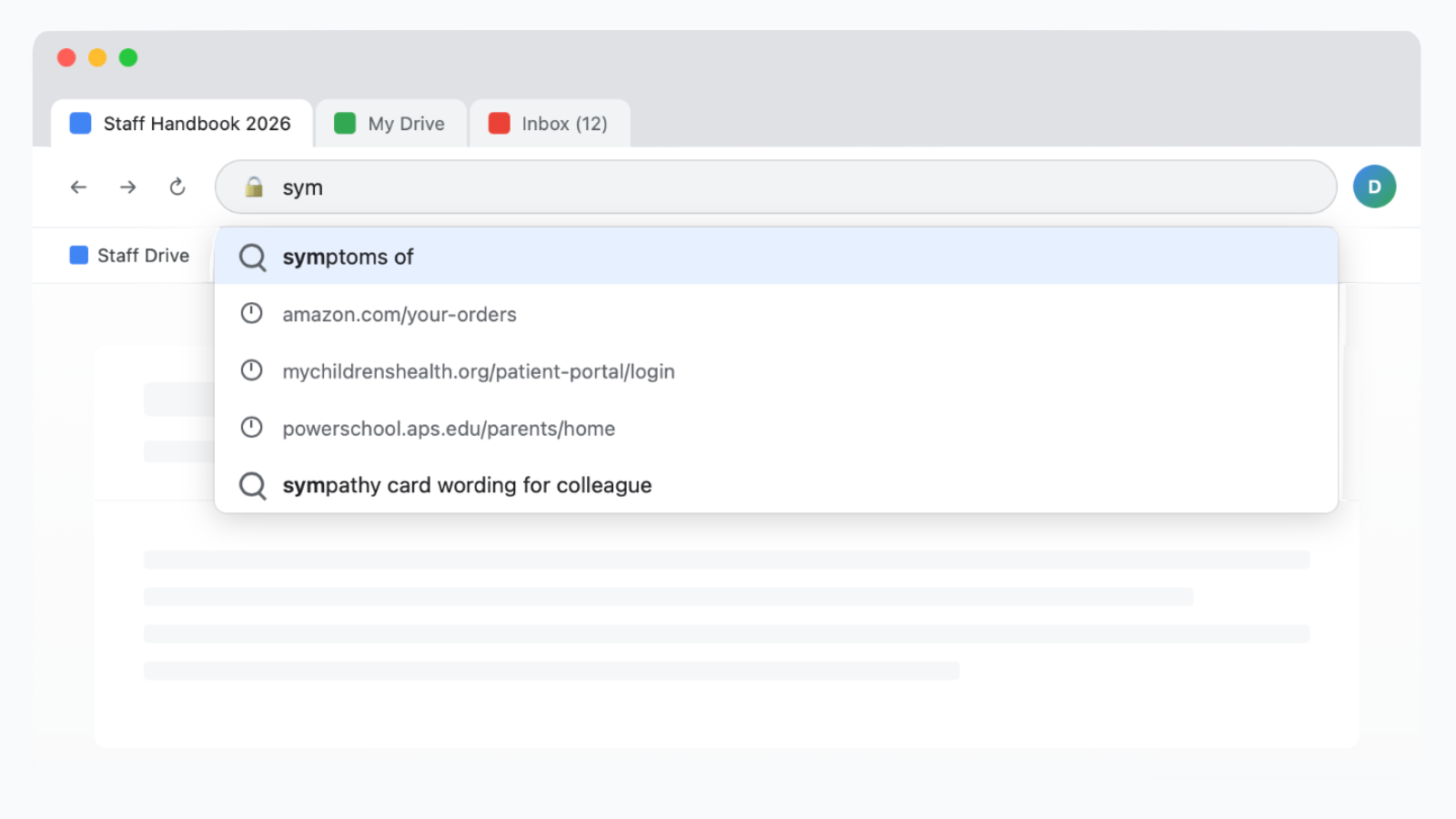 Your work browser and your personal browser should not be the same browser.