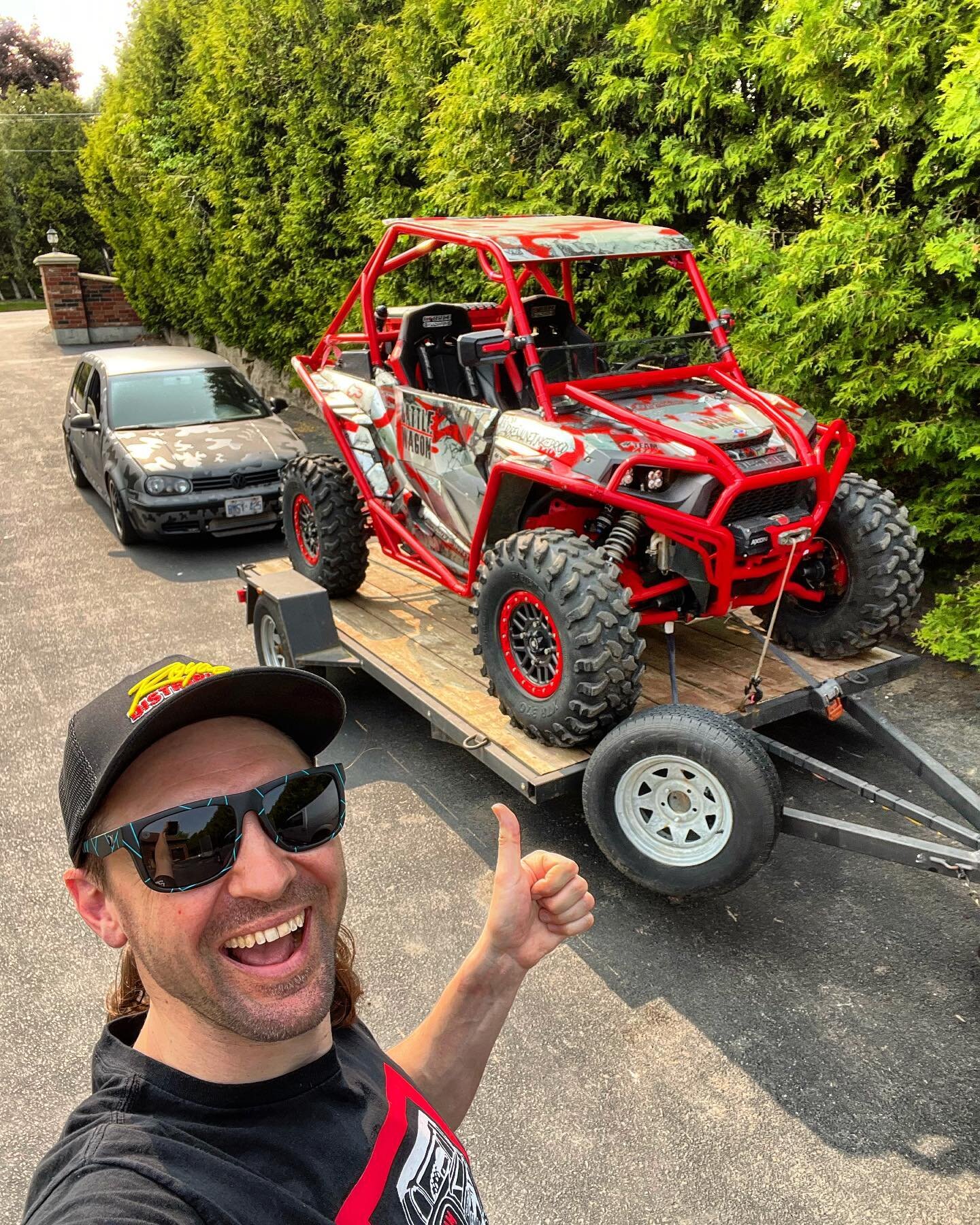 Finally going for a little rip with some of the core #TeamAJP crew tomorrow. First rip on our local trails this season in the #BattleWagon V3.0 for me. It&rsquo;s got a weird noise comin from the hanger bearing and there is some slop in the prop shaf