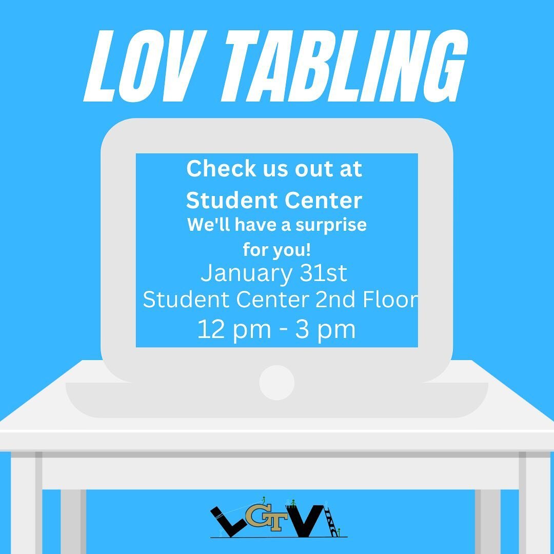 Come grab some sweet treats 🧁from our table on the 2nd Floor of the Student Center. We&rsquo;ll be there from 12pm-3pm!