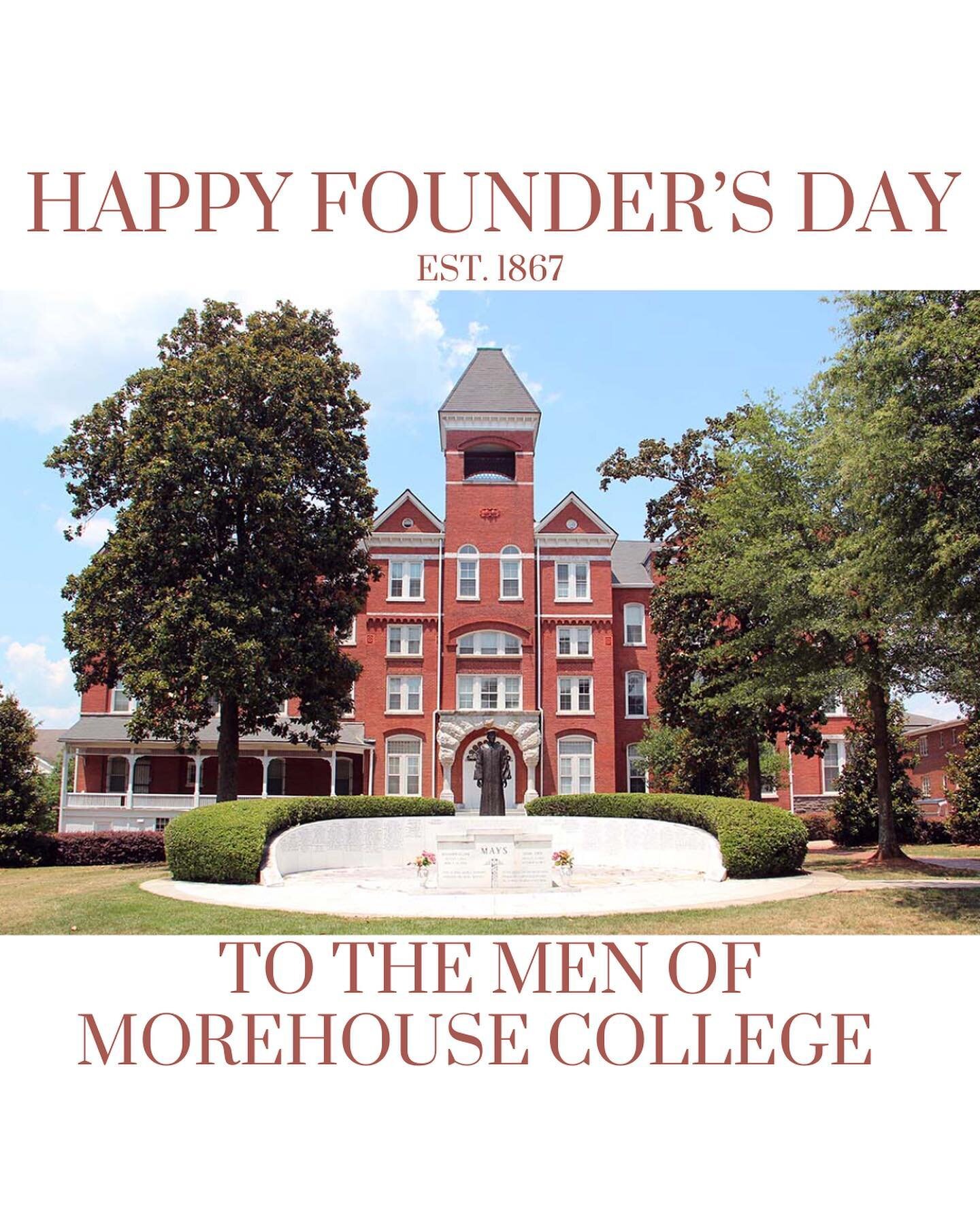 Happy Founder&rsquo;s Day to the Men of Morehouse! Thank you for always volunteering with us!💙💚