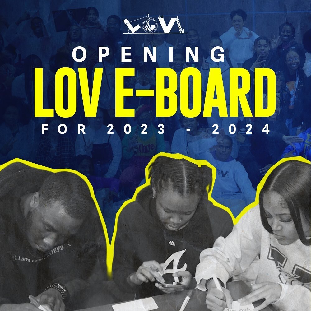 ⚠️E-BOARD APPLICATIONS ARE OPEN⚠️ 

Interested in community service and leadership experience? 🥳 Come join the executive board of LOV at GSU! 

Click the link in our bio to apply and read more about what each open position has to offer!

⚠️APPLICATI
