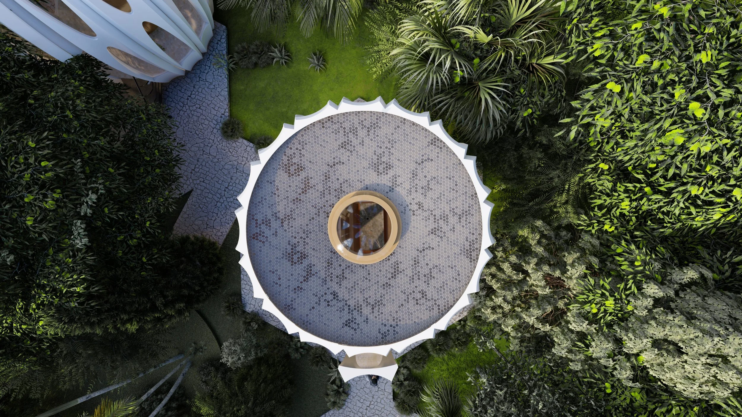 Kye-Tree House | 25 sq.m plastic recycled prefab housing - solar paneling roof