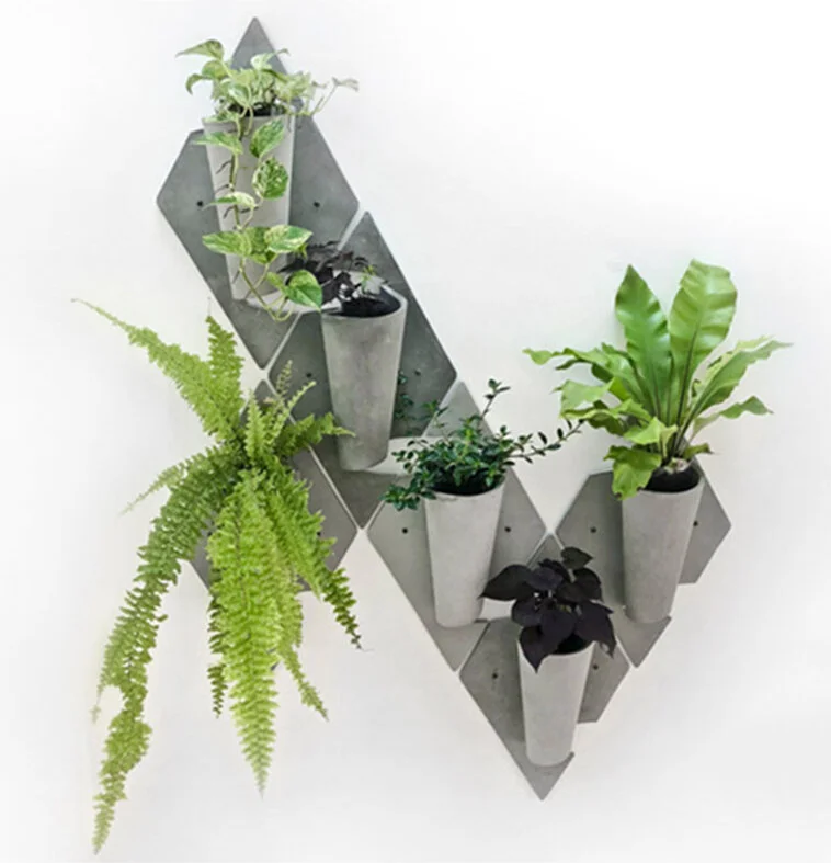 concrete green wall tile NYC
