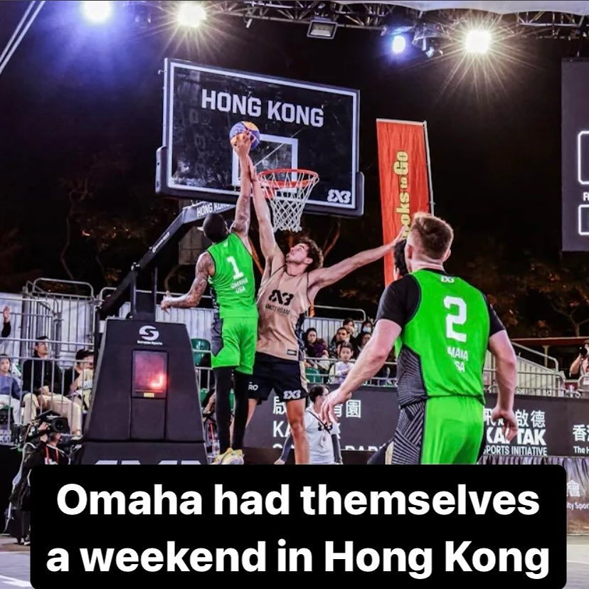 🏀 Omaha put on a show in Hong Kong, dominating winning 4 games and making it all way to the semifinals and leaving fans in awe! 🌟🇭🇰 Swipe left to relive the jaw-dropping moments and the journey. 🏆🔥

🔗 Video courtesy of @fiba3x3! 🎥✨ #OmahaHoop