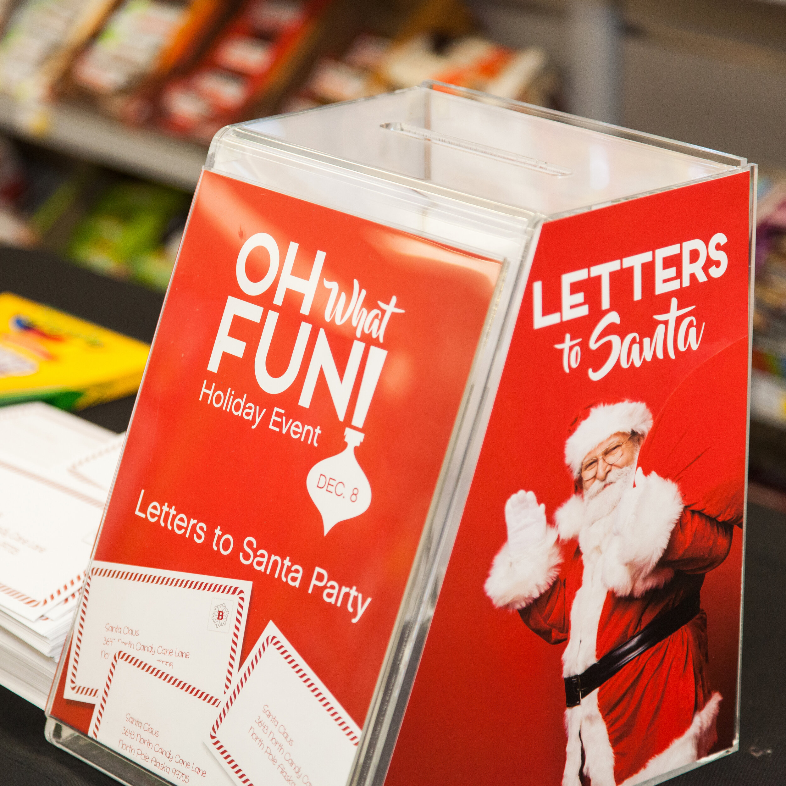 Santa letter collection box