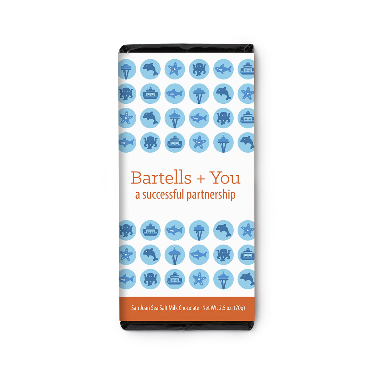 Seattle Chocolate bar wrapper