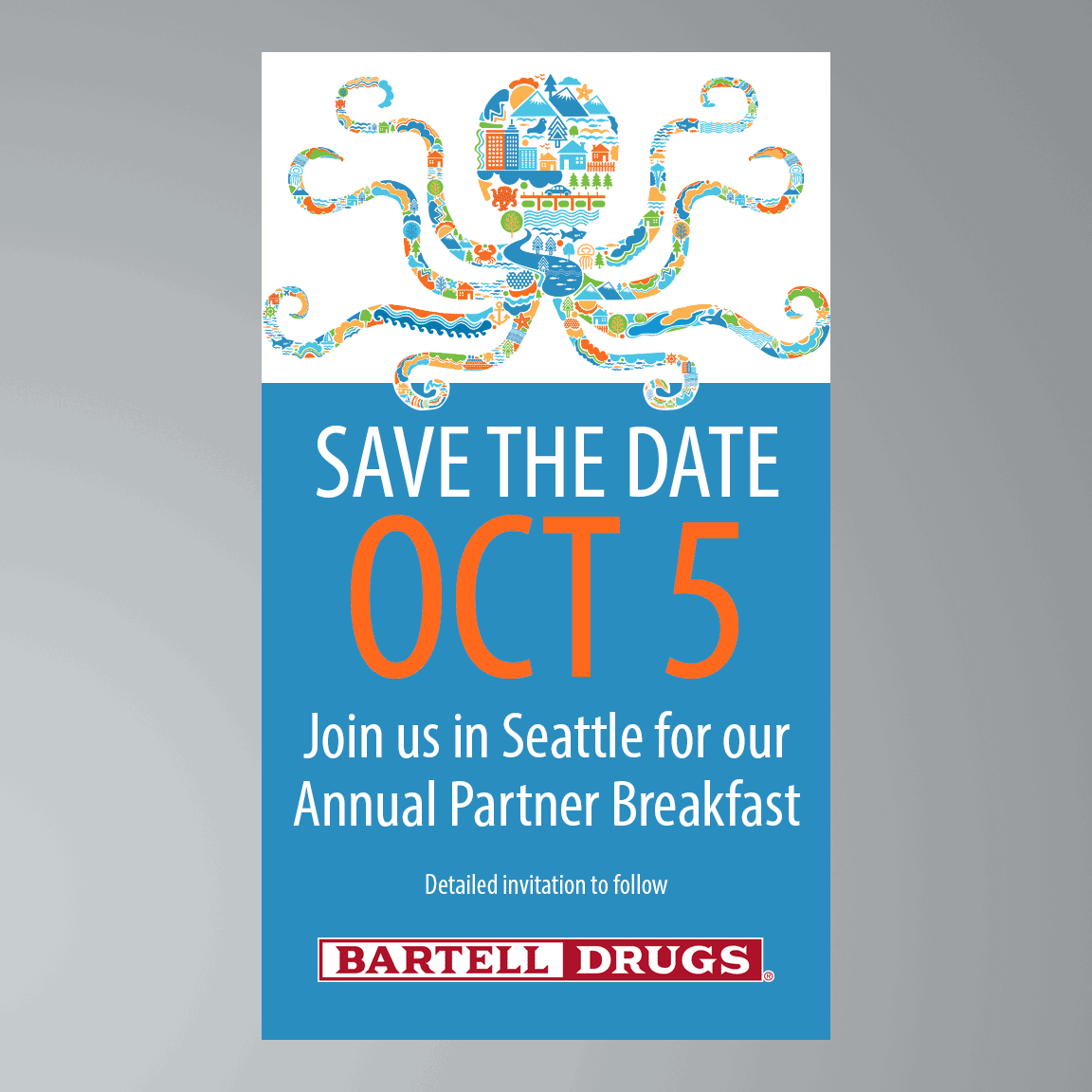 Save The Date postcard