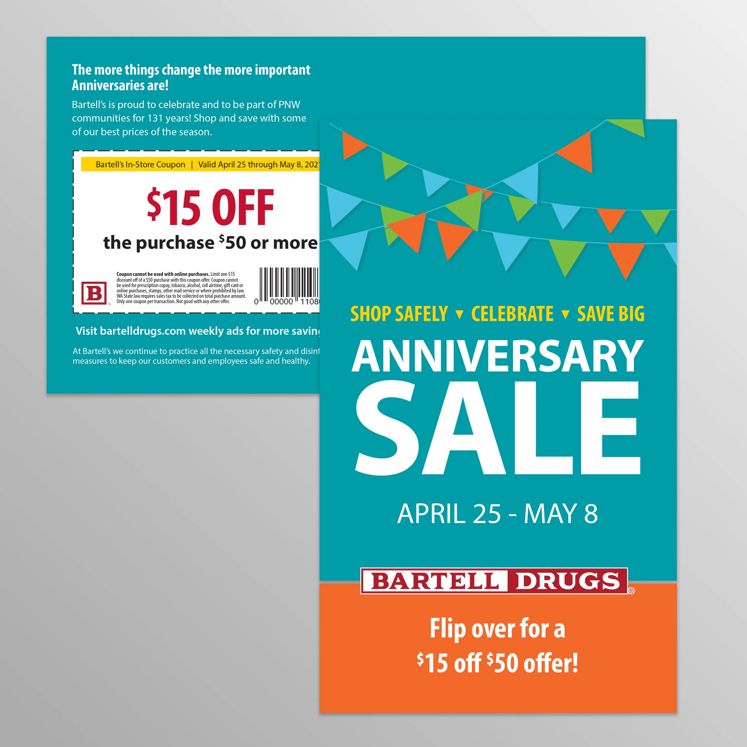 Anniversary sale announcement