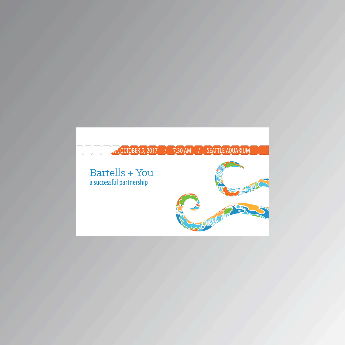 Tri-fold invitation