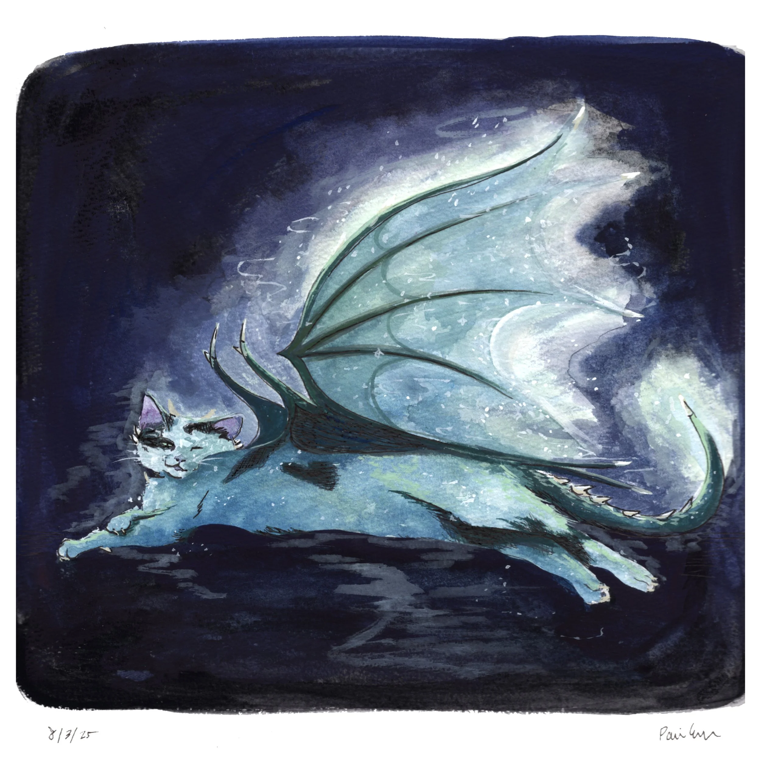 Dragon Mochi Painting