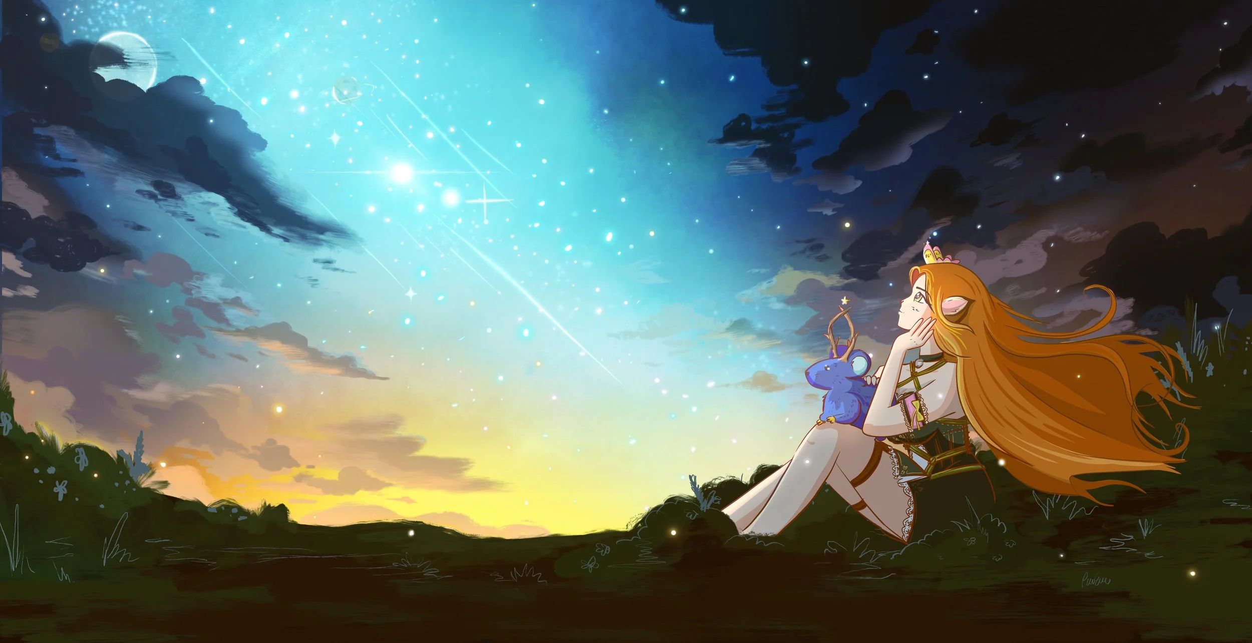 Bambi VTuber Illustration