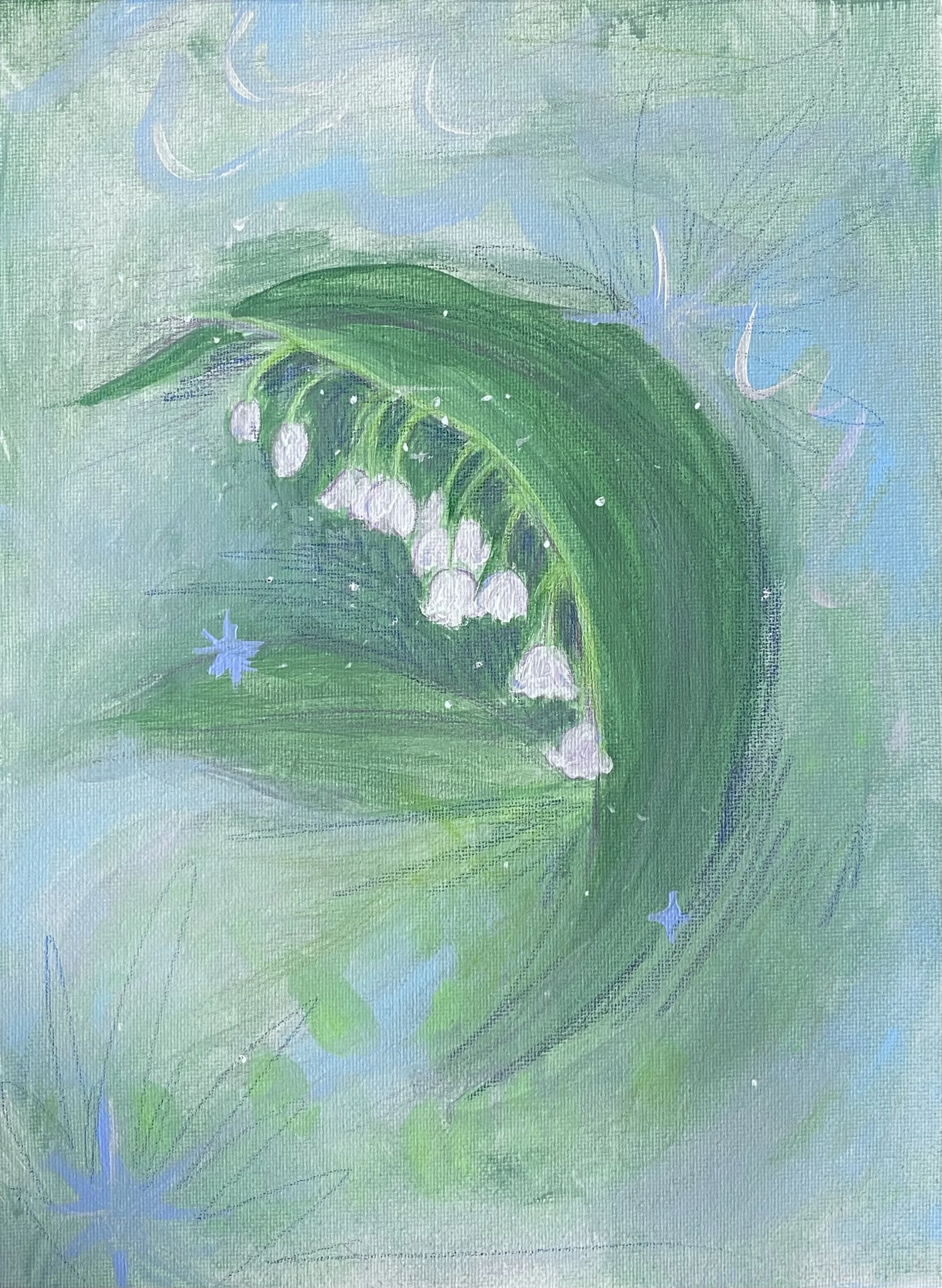 Light Lily of the Valley - Original