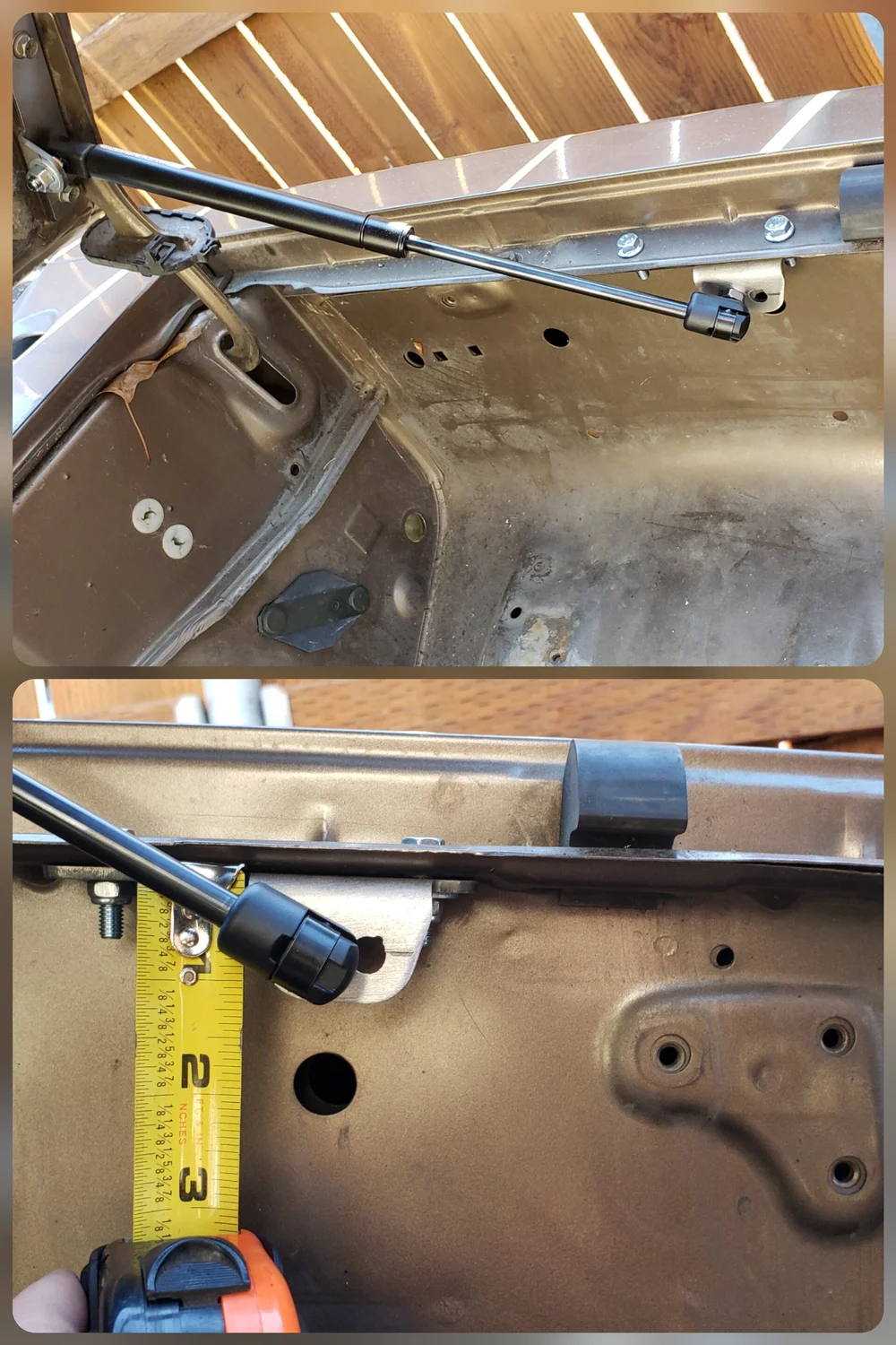 Nissan D21 Hood Strut Kit ( 86.5-97 ) — Rohde Fab