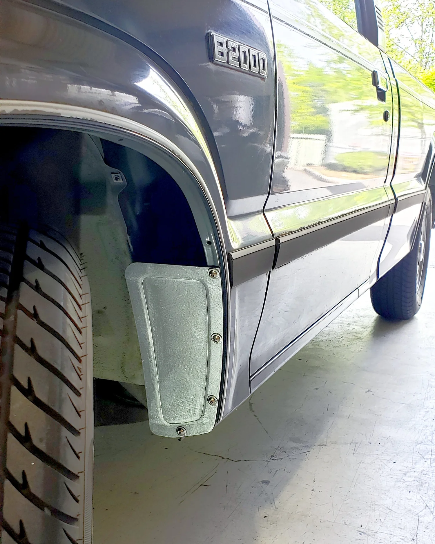 Mazda B-Series 2wd Fender Splash Guards ( 86-93 ) — Rohde Fab