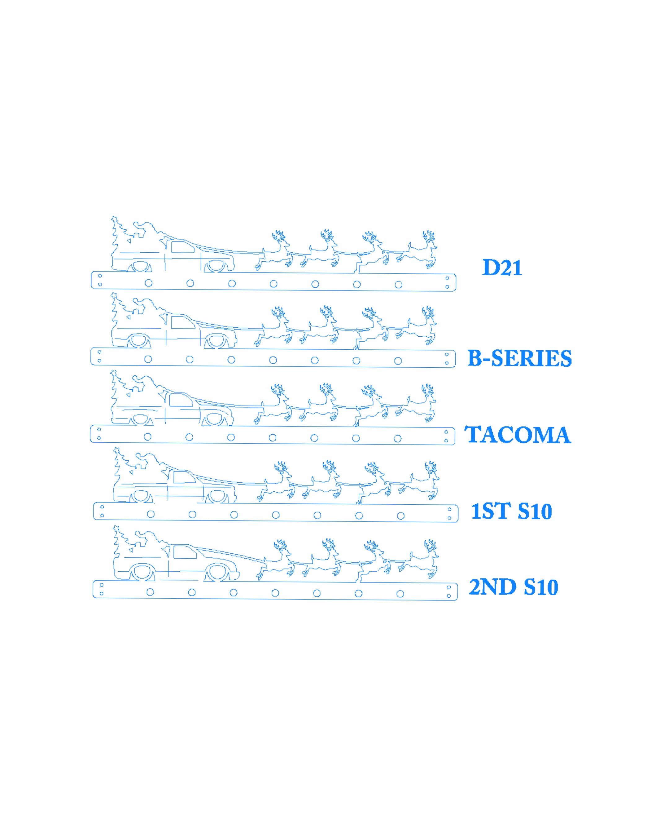 Nissan D21 Seat Brackets — Rohde Fab