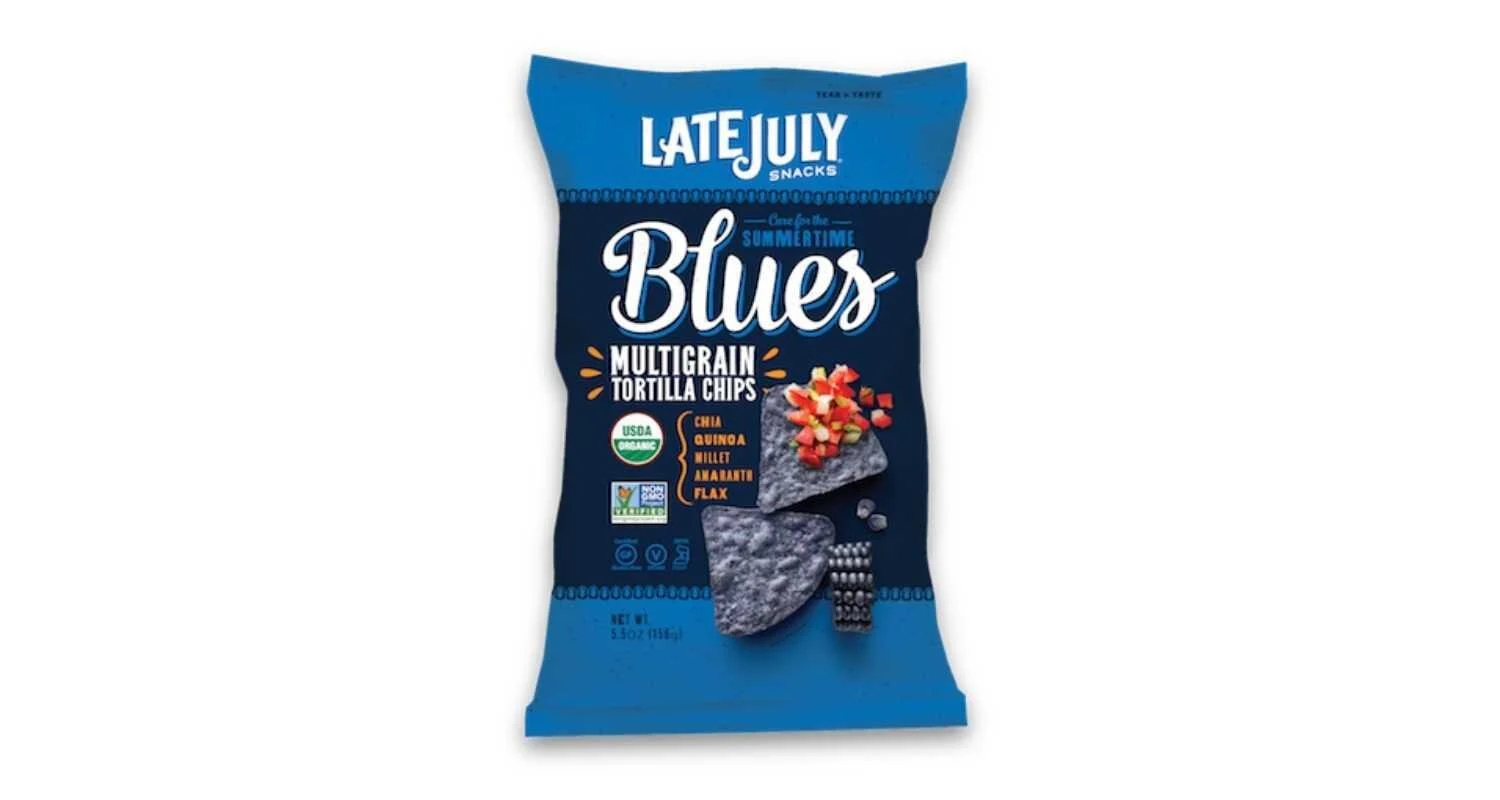 Late July los totopos nachos son Veganos