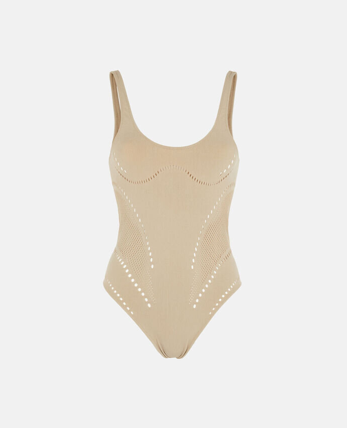 Stella McCartney One Piece Swimwear Beige