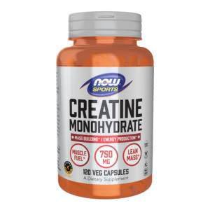 NOW Sports vegan creatine monohydrate capsules