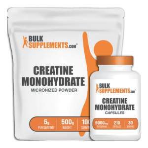 Bulk Supplements Creatine Monohydrate Capsules