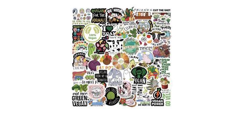 Vegan Stickers Bundle, Green life, Organic