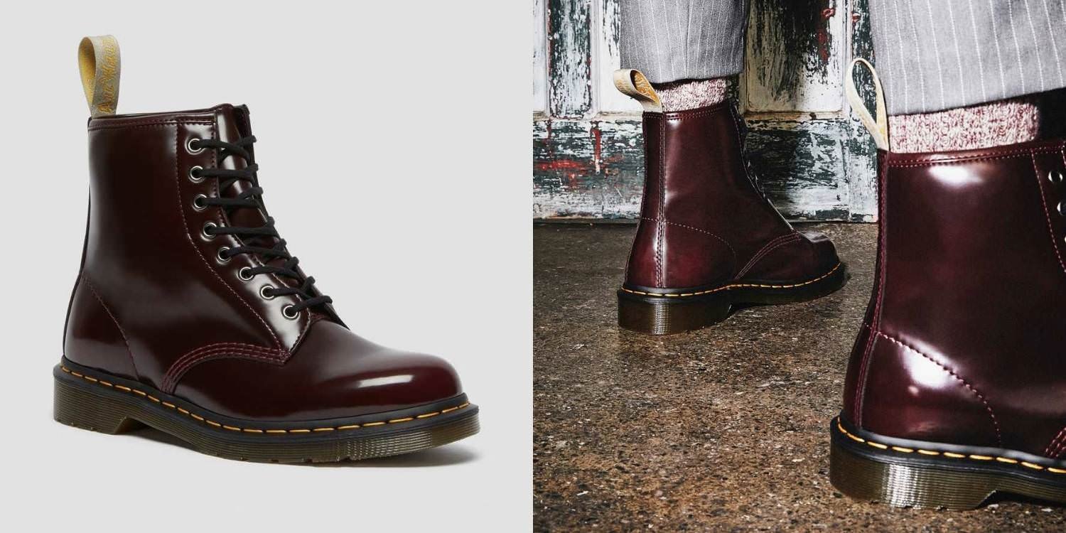 Vintage Martin Boots - Soft Vegan Leather - Heel: 5cm - Zip Closure– Ecosusi