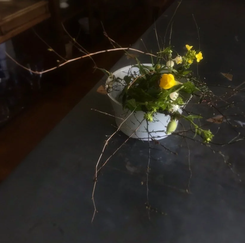 2021.03.16
お知らせです。

月に一度、花生けを楽しんでいただく、花の教室「木曜会」。
皆様に弥生の会へのお誘いです。
3月は、那須から届く芽吹きたての枝物と、色とりどりの春の花をしつらえます。

workshopのような形でご参加いただけるよう、体験募集をさせていただけたらと思います。

ーーーーーーーーーーーーーーーー
木曜会  ー弥生ー
・日時
3/23(火) 10:00～ /  14:00～
3/28(日) 14:00～
＊いずれも2時間強を予定しております。
・募集人数　若干