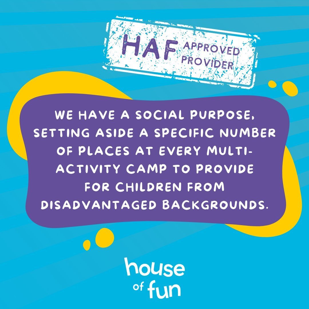 House of Fun have a social purpose, setting aside a specific number of places at every multi-activity camp to provide for children from disadvantaged backgrounds. 

We recently secured over 500 free places at our multi-activity and ibrick camps for c