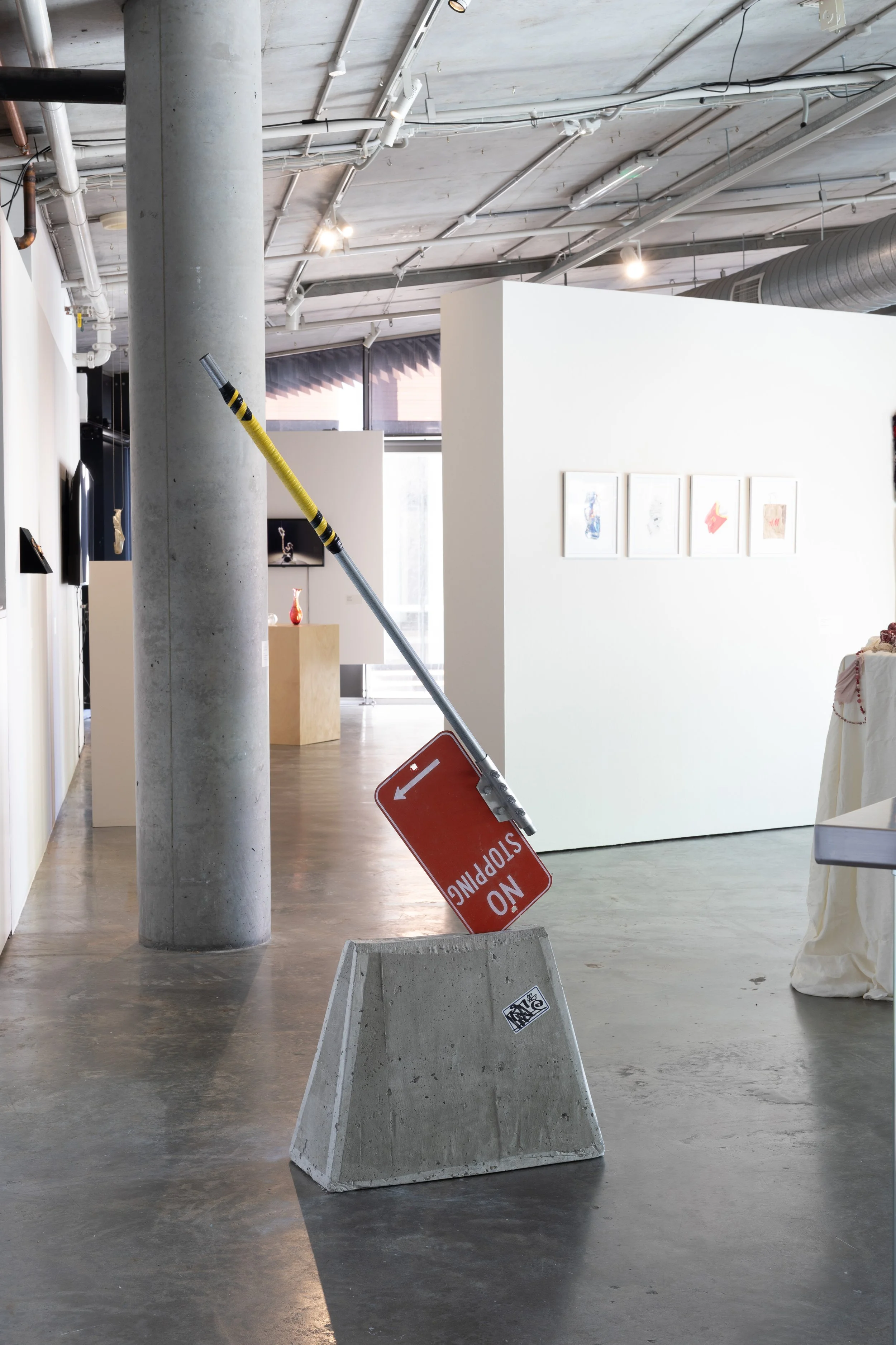  Myles Donnelly,  Untitled (No Stopping),  2025. 