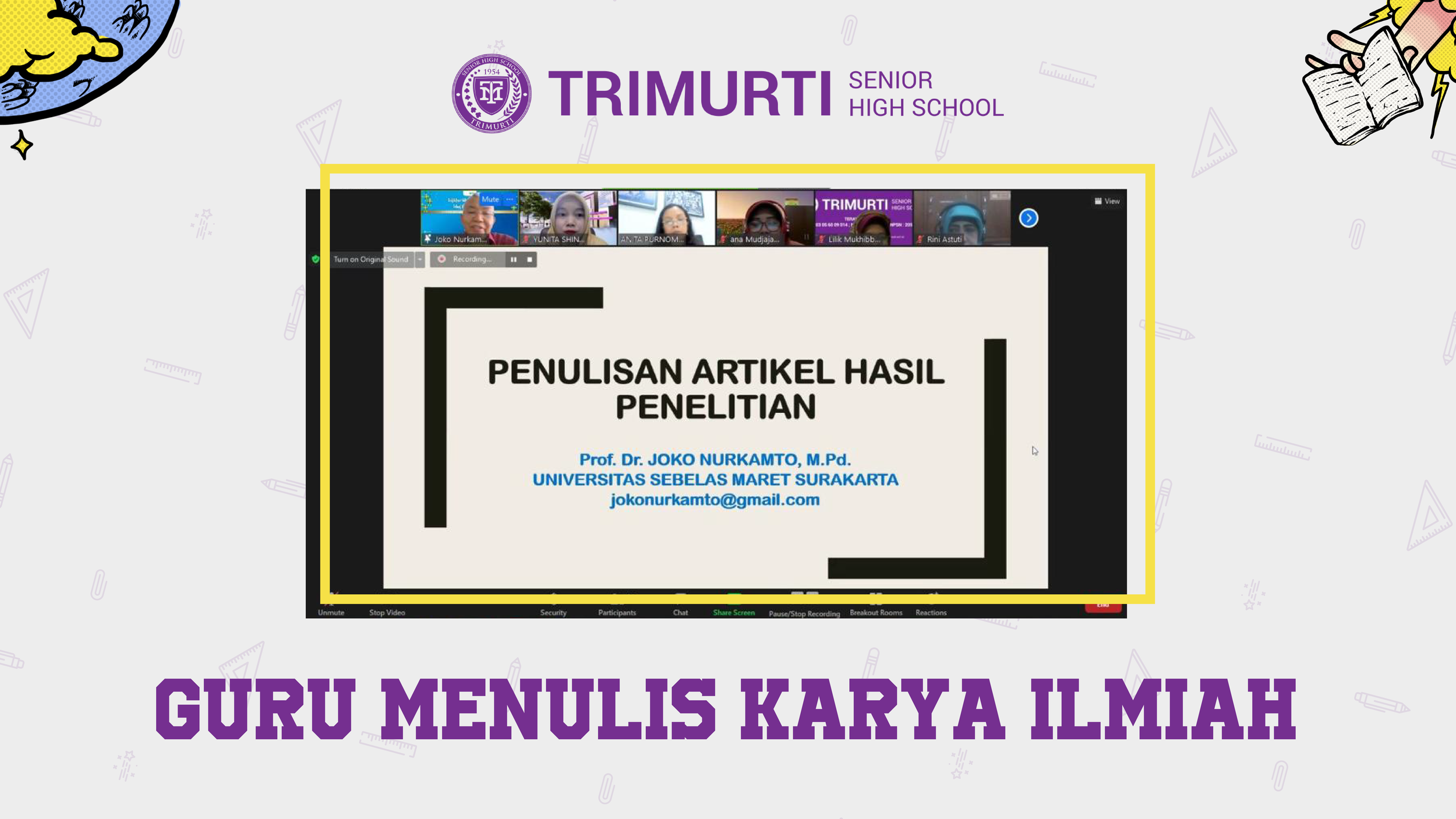 Guru Menulis Karya Ilmiah