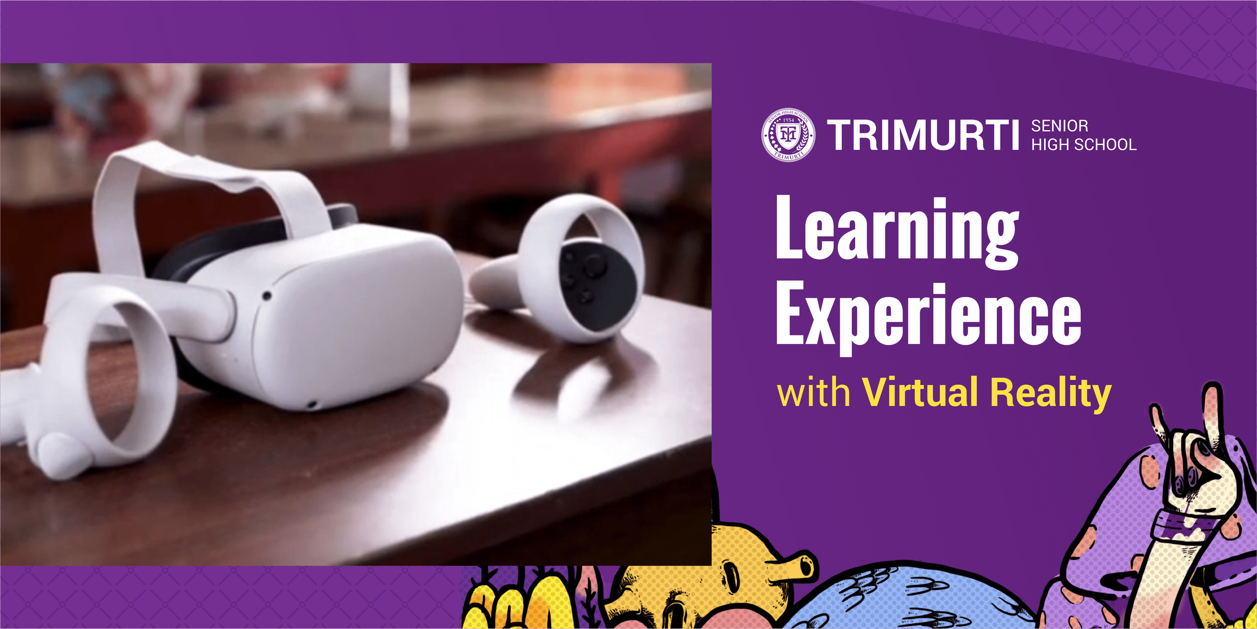 Trimurti Senior High School Surabaya Terapkan Virtual Reality dalam Pembelajaran