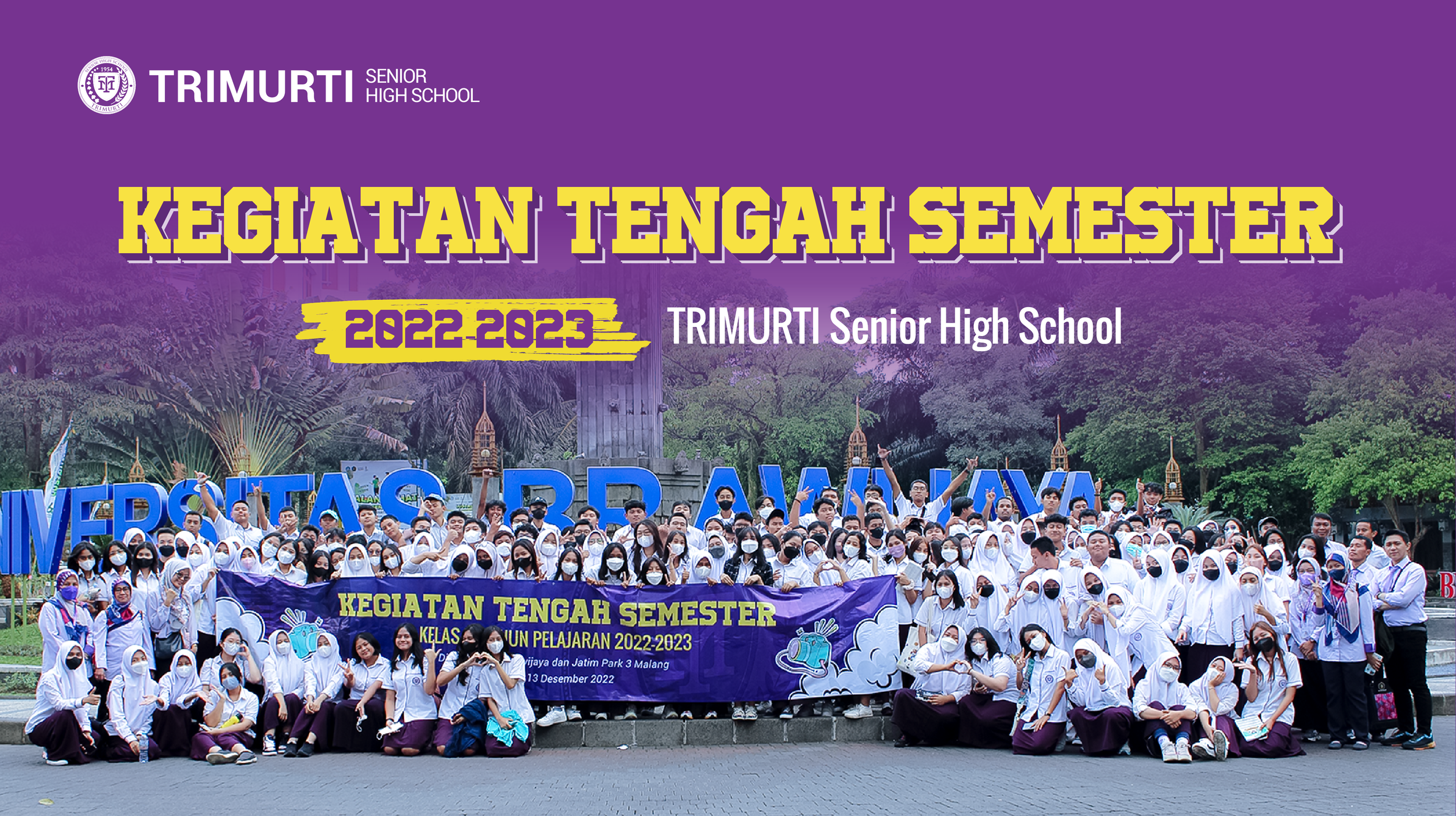 Kegiatan Tengah Semester ke Universitas Brawijaya dan Jatim Park 3