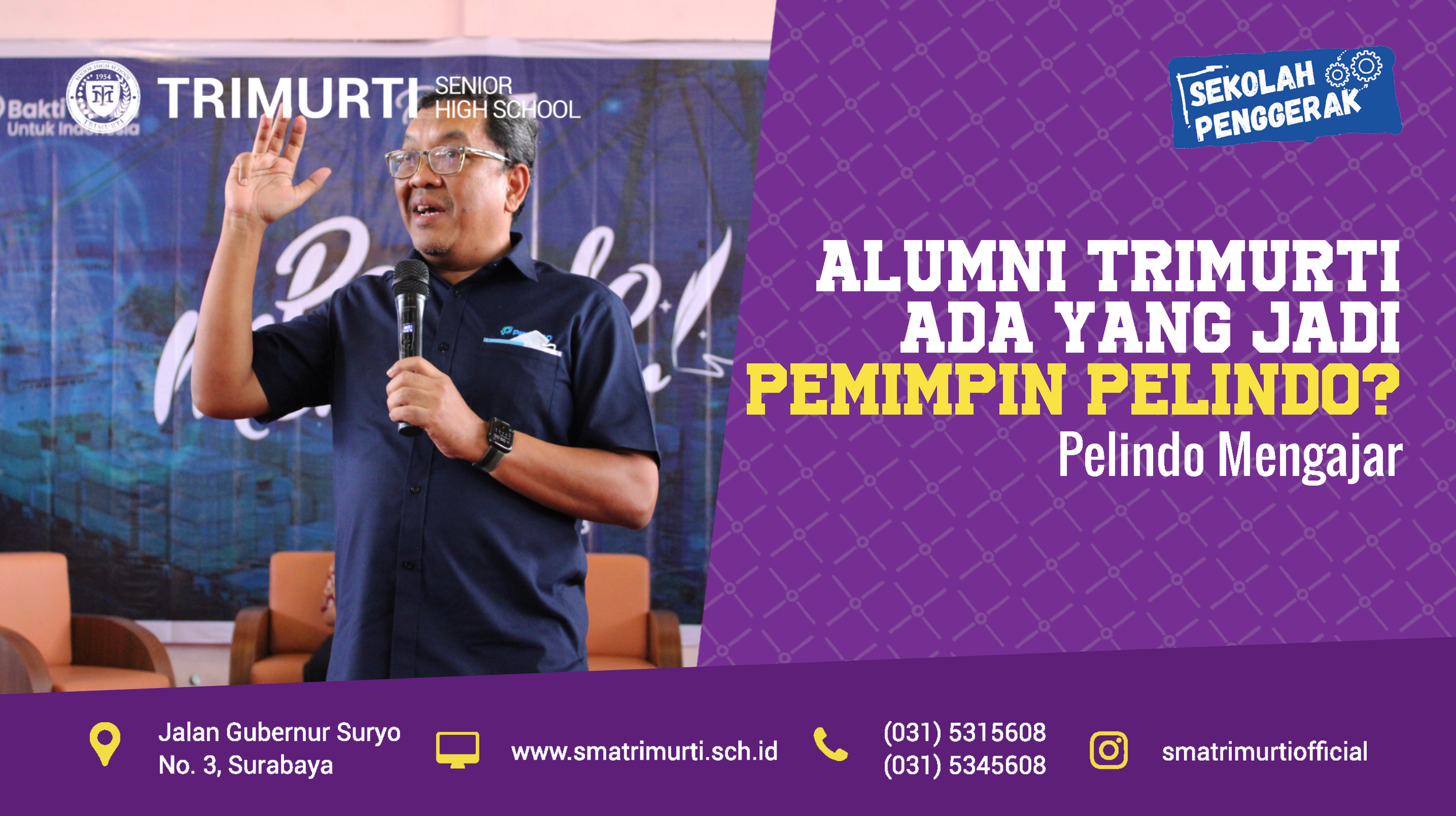 Alumni Trimurti ada yang jadi Pemimpin Pelindo? Pelindo Mengajar