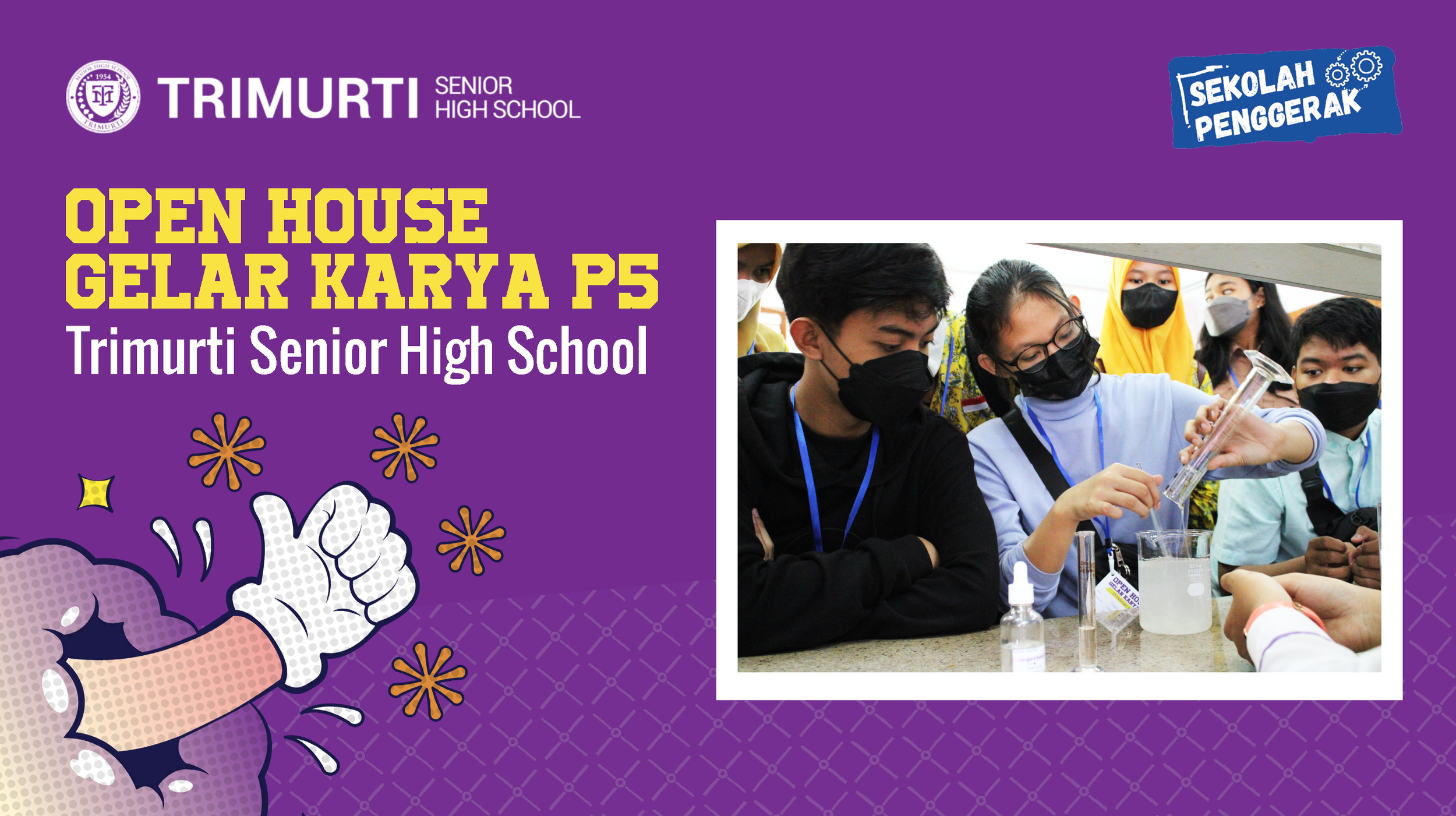 Open House Gelar Karya P5 Trimurti High Senior School 