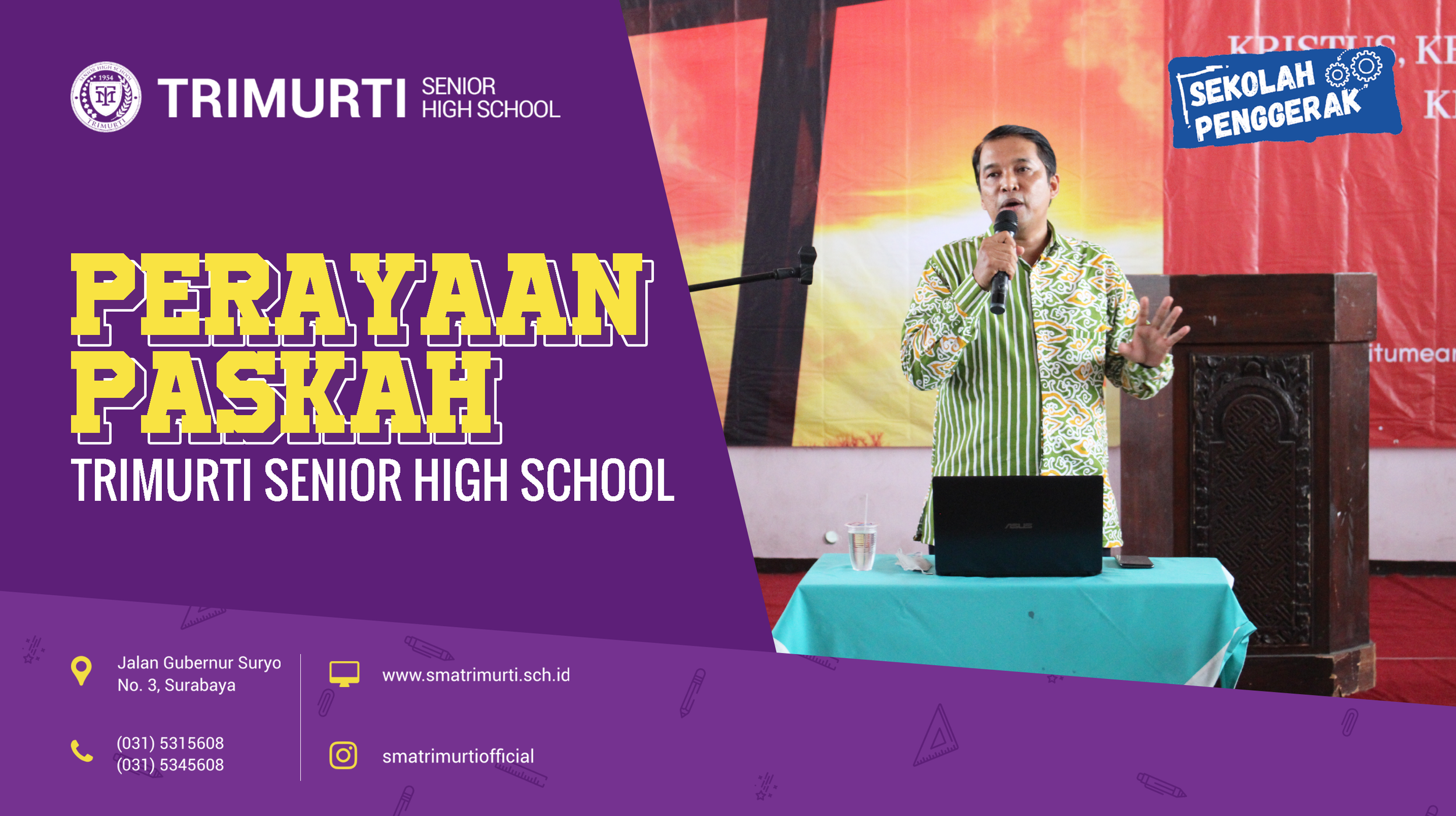 Perayaan Paskah Trimurti Senior High School
