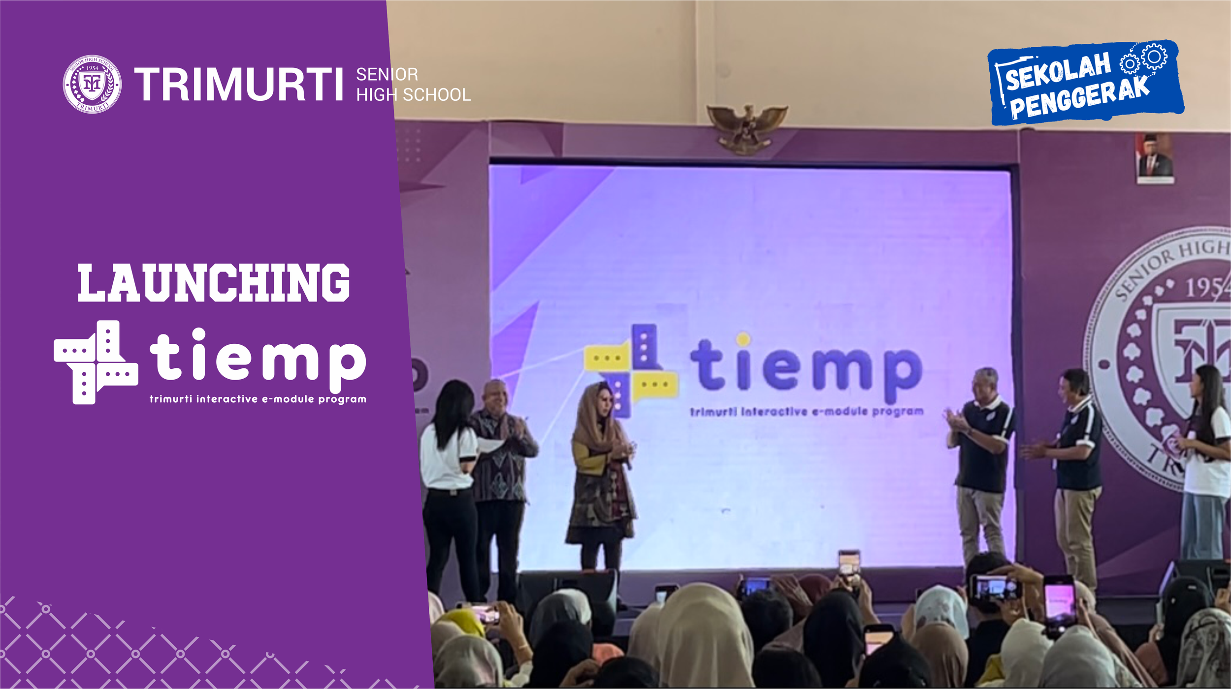 Trimurti Senior High School meluncurkan  TIEMP (Trimurti Interaktive E-Module Program).